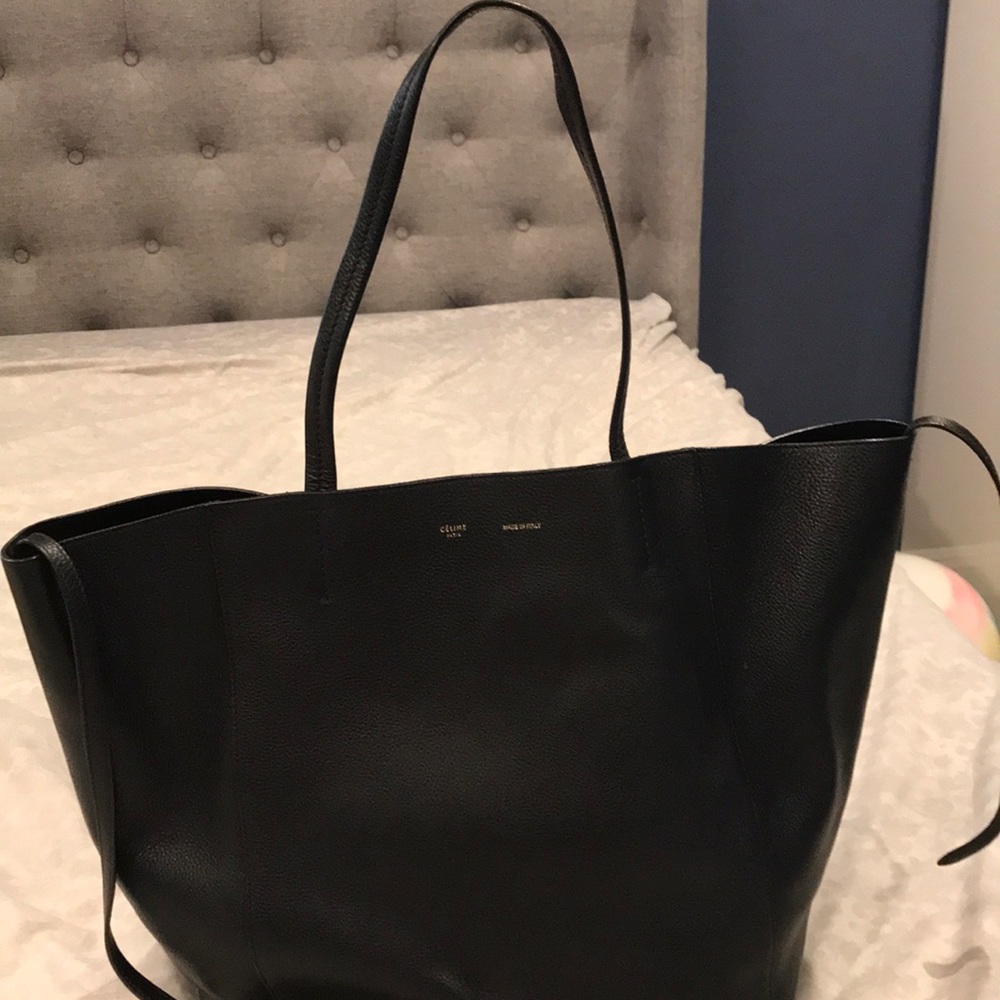 A used Celine large tote bag